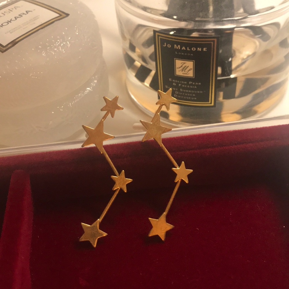 Star Earring with Sliver Needle